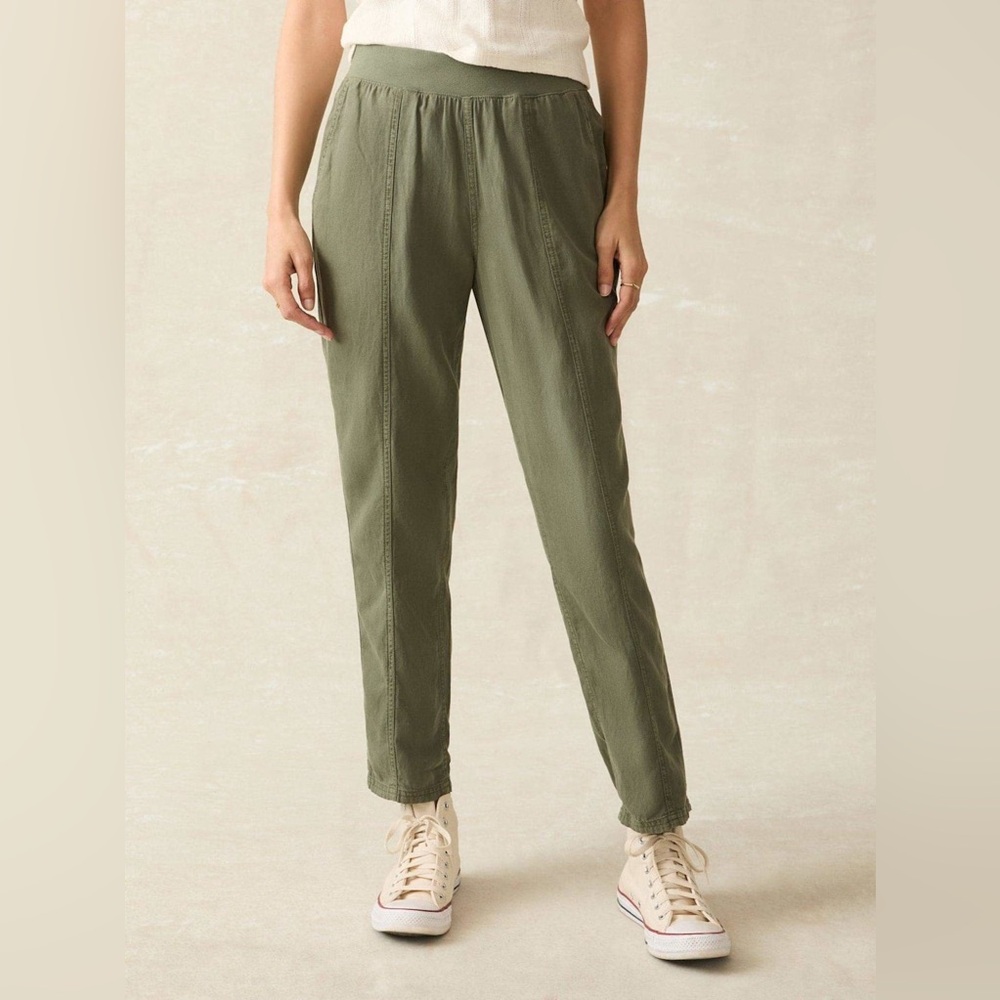 Faherty Women’s Olive Arlie Pant - XL